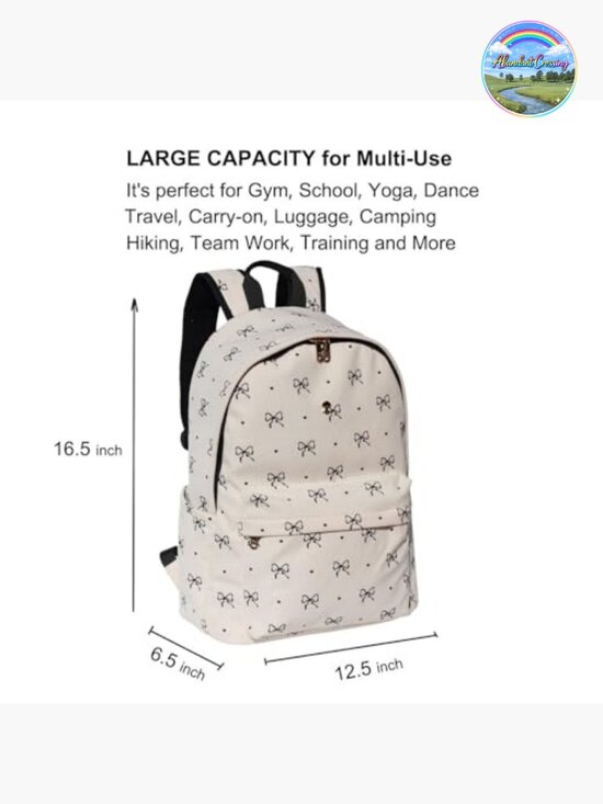Waterproof Corduroy Travel Backpack with Padded Laptop Compartment main image 5